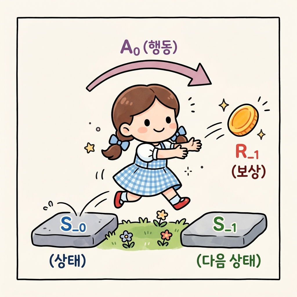 MDP 상태 전이 시퀀스