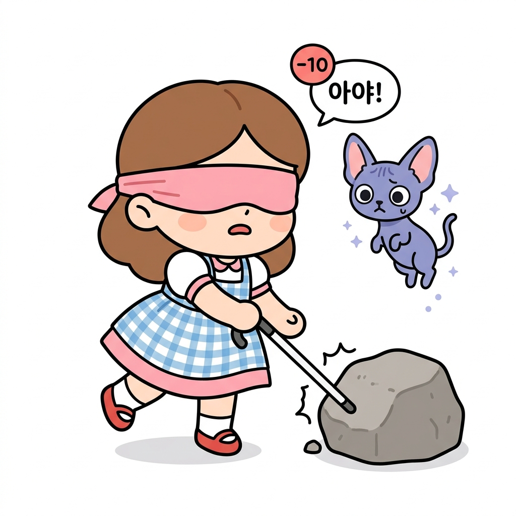 2단계: 돌부리에 걸리기