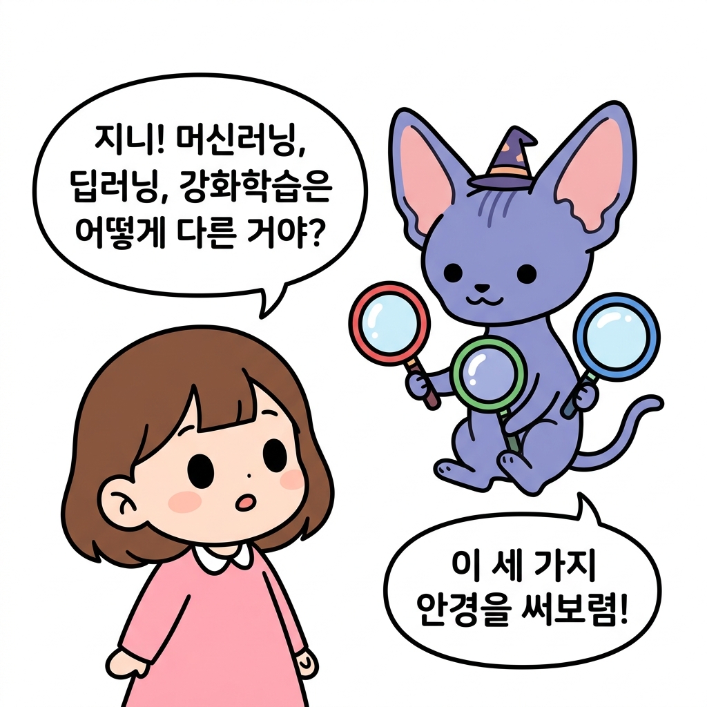 세 가지 인공지능 마법 비교