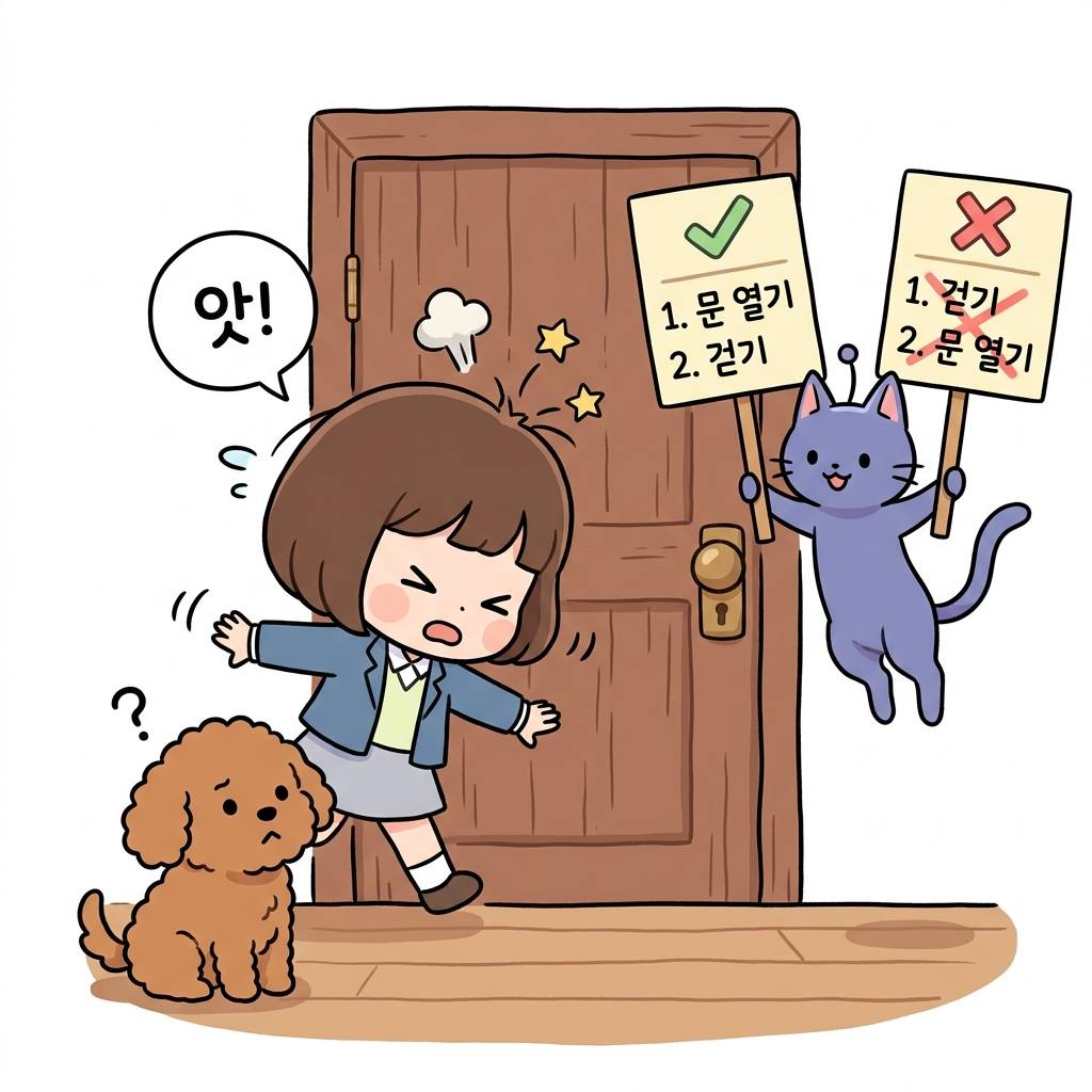 실행 순서가 중요한 코딩의 예