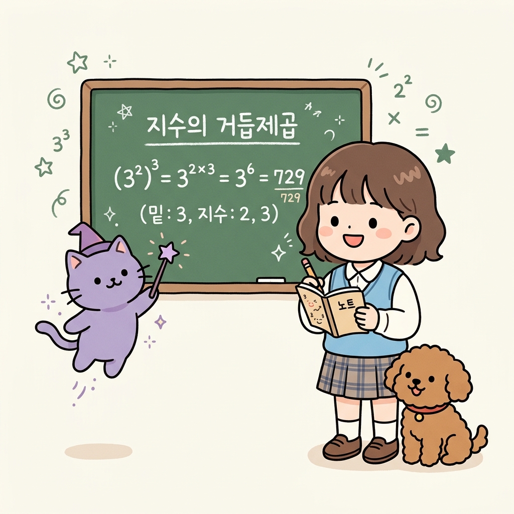 거듭제곱의 거듭제곱 규칙