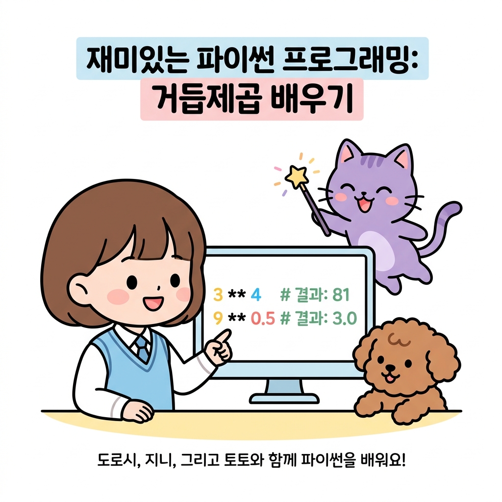 파이썬 거듭제곱 연산자