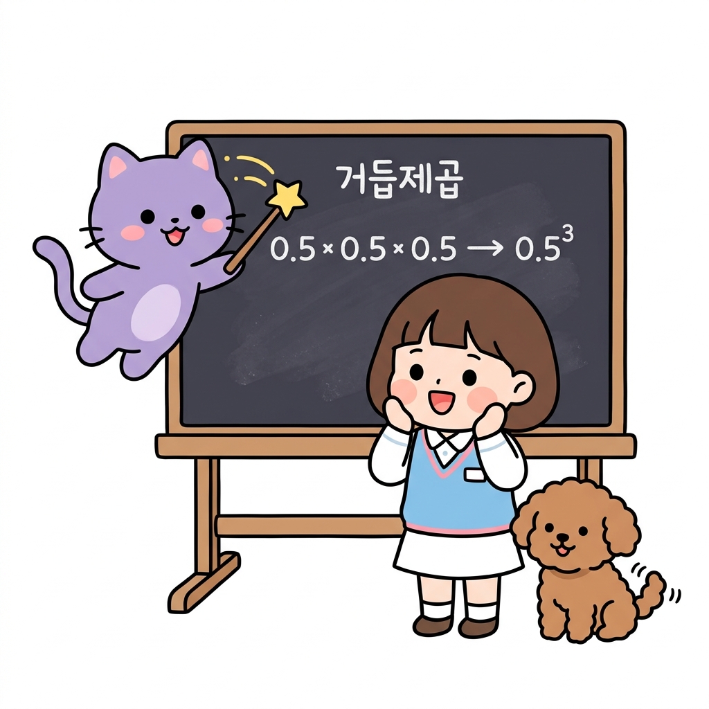 지니의 거듭제곱 설명