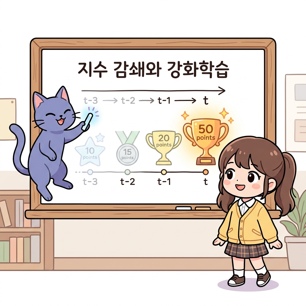지수적 감쇄와 강화학습
