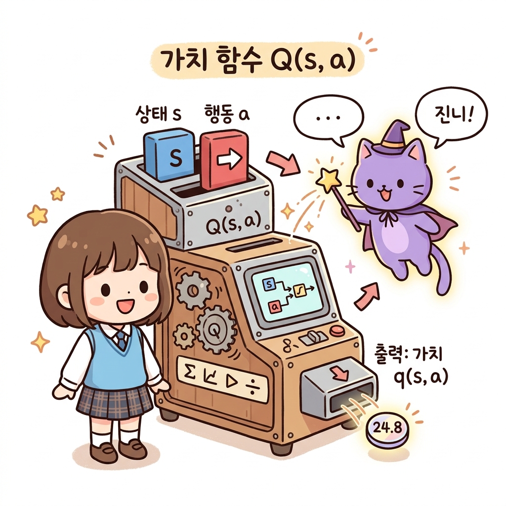 행동 가치 함수 상자