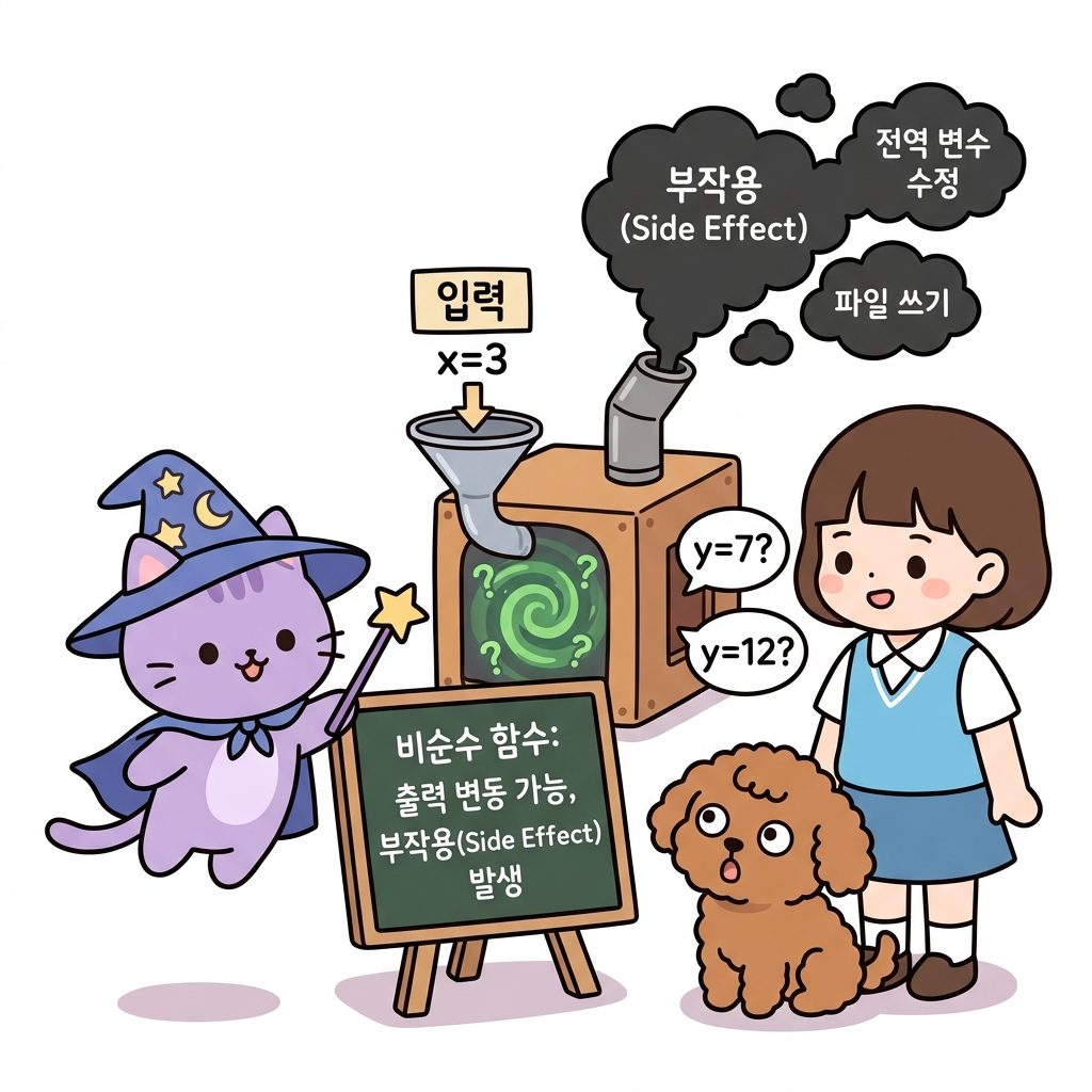 비순수 함수의 원리