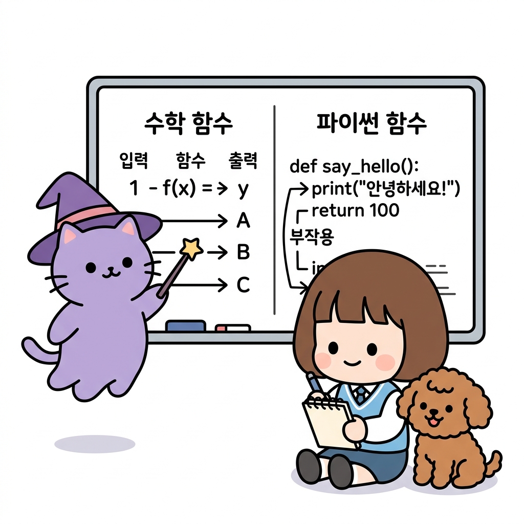 함수 비교 일러스트
