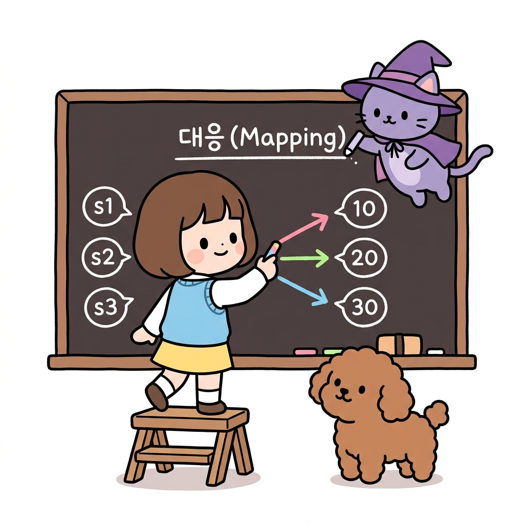 원소들의 대응