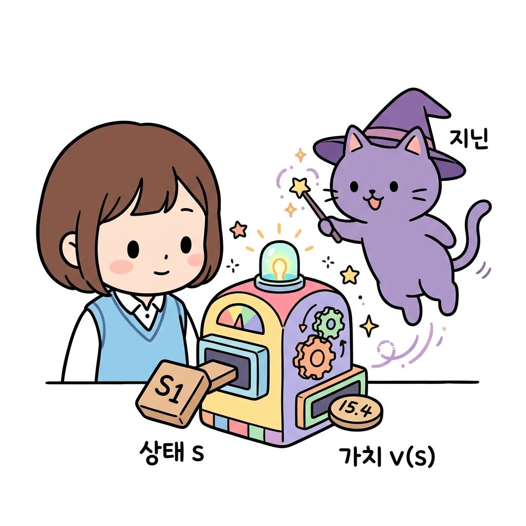 상태 가치 함수 상자