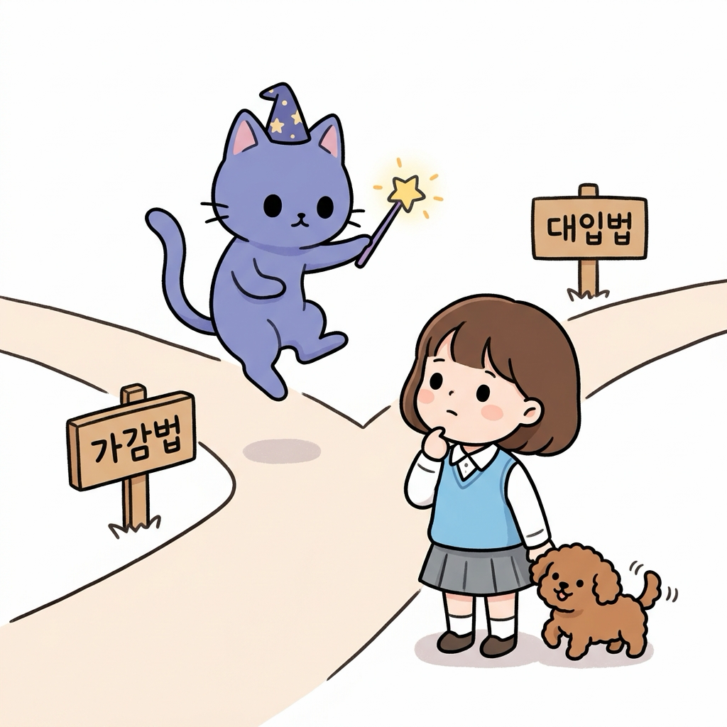 연립방정식을 푸는 두 가지 방법
