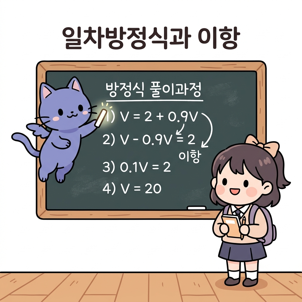 일차방정식과 이항