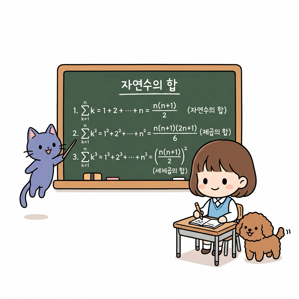 자연수 거듭제곱 합 공식