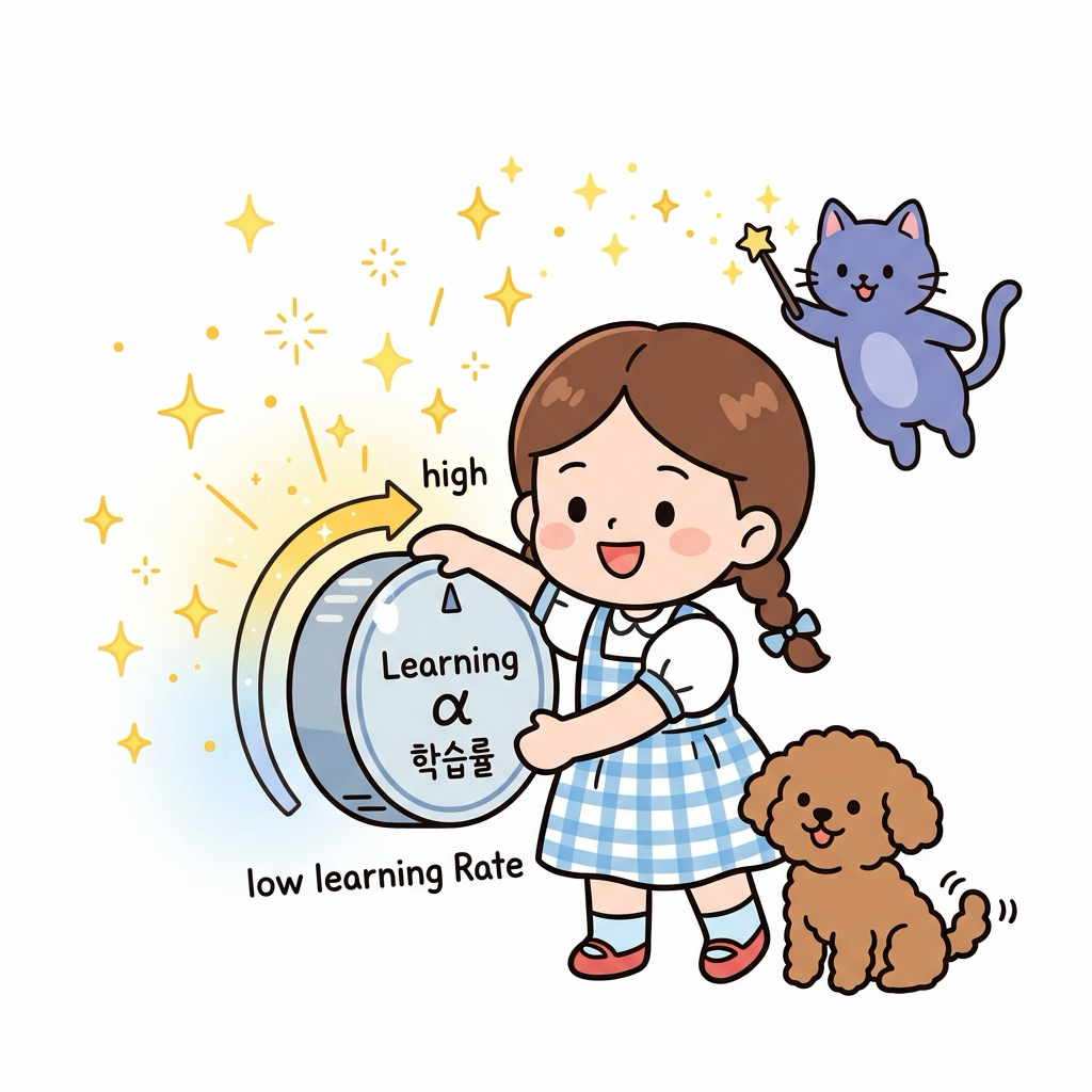 학습률 다이얼