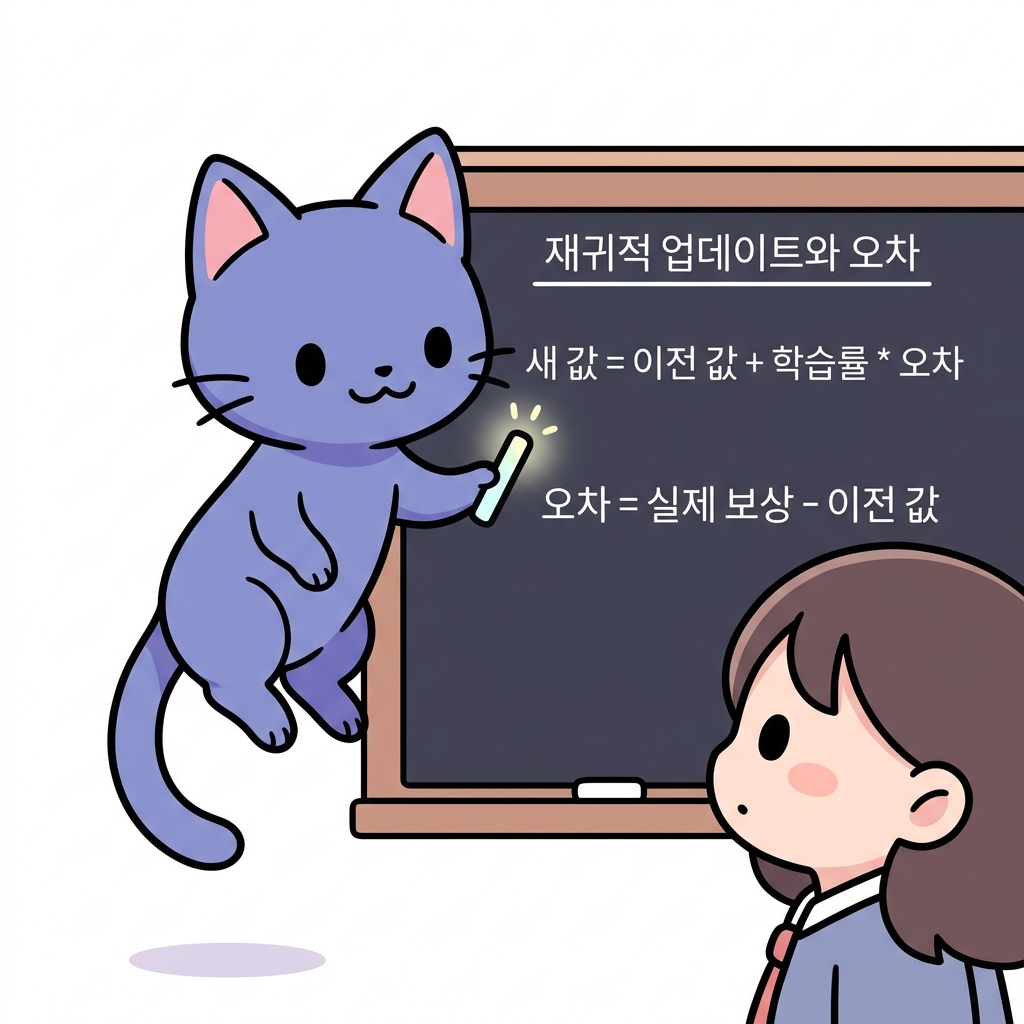 재귀적 업데이트와 오차