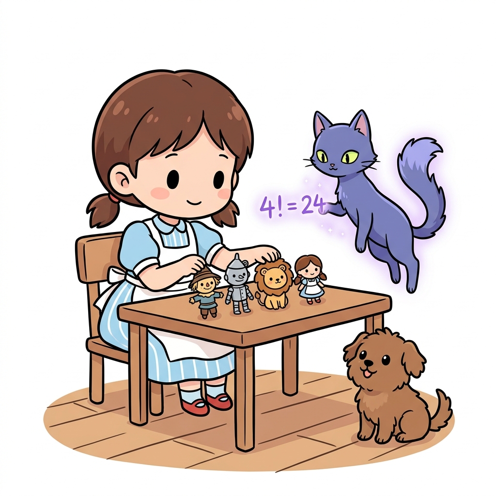 팩토리얼과 순서대로 나열하기 인트로