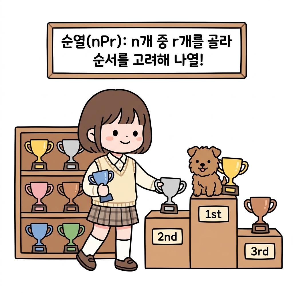 트로피 선택을 통한 순열 시각화