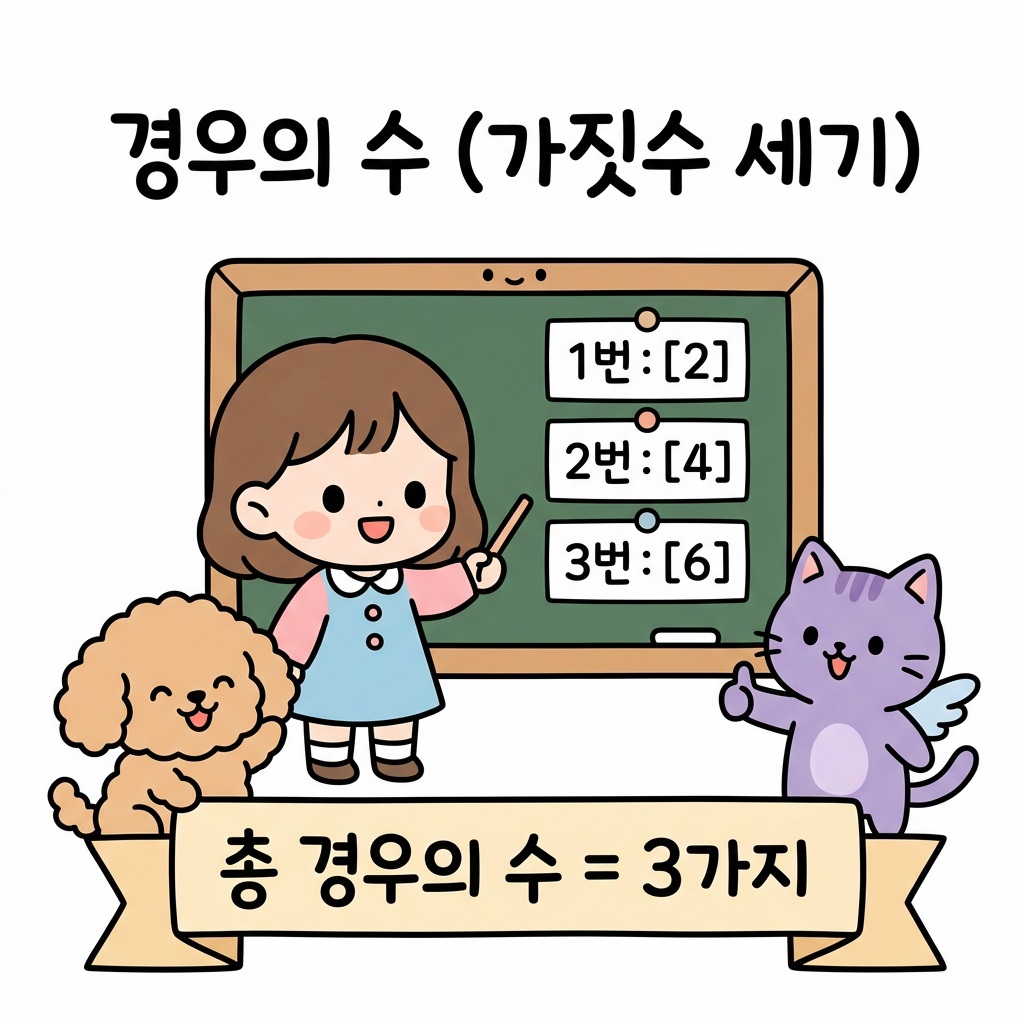 경우의 수와 모든 가짓수 카운팅