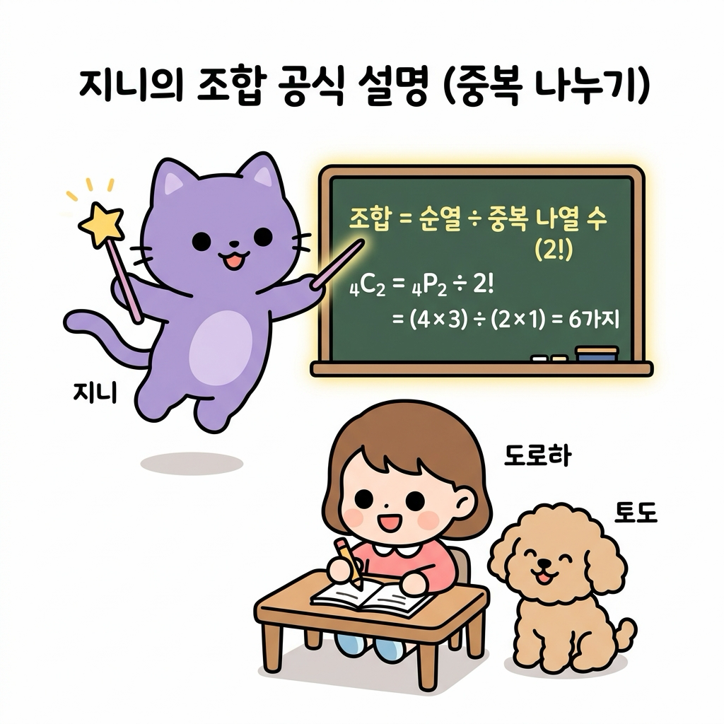 지니의 조합 공식 설명