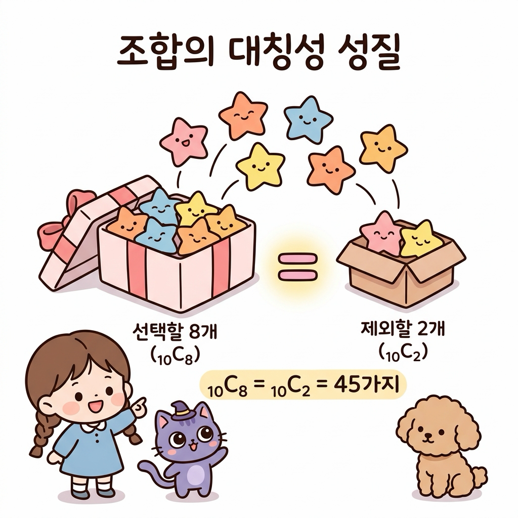 조합의 대칭성 성질