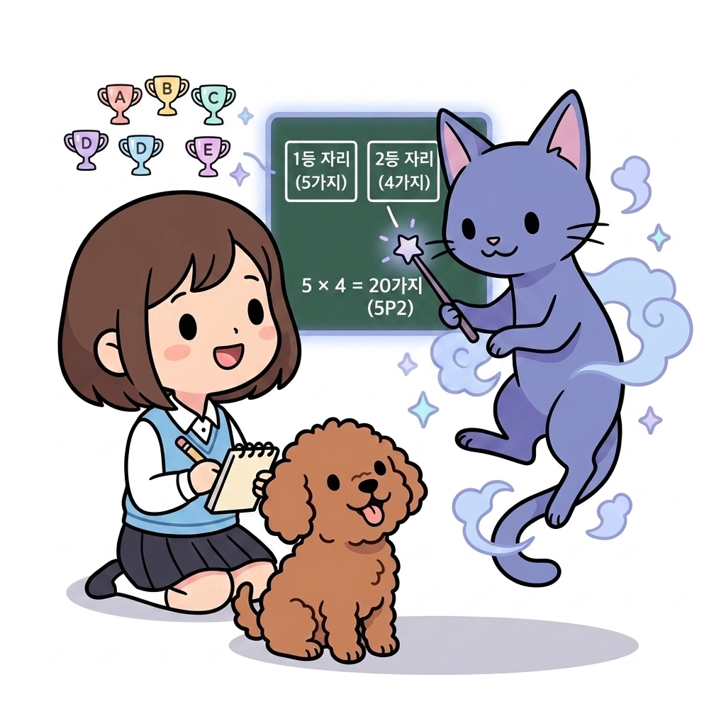 지니의 순열 계산 원리 설명