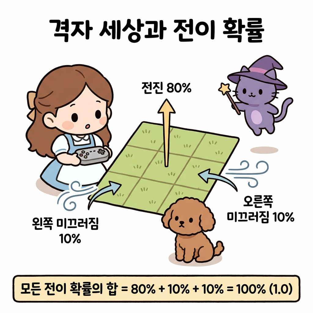 격자 세상과 전이 확률