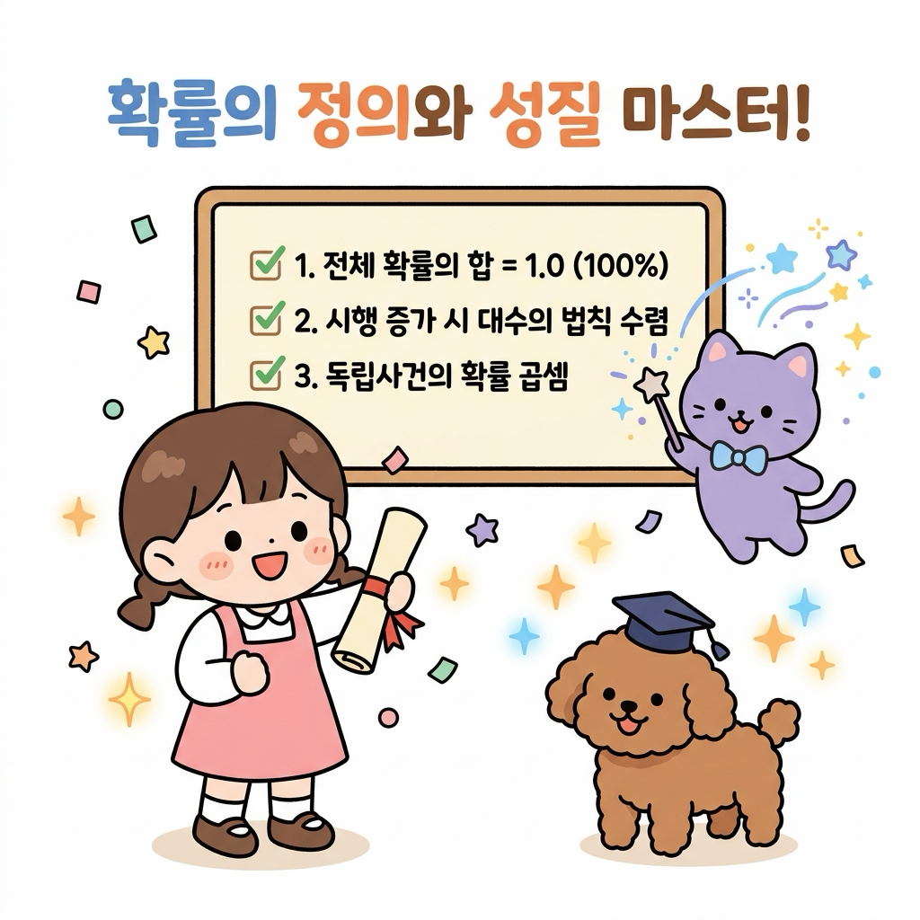 확률의 정의와 성질 핵심 요약