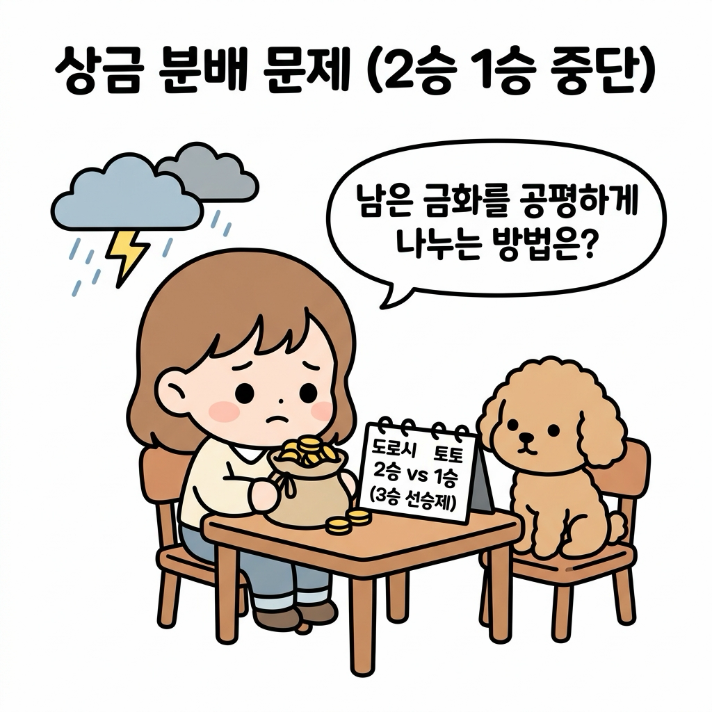 상금 분배 문제