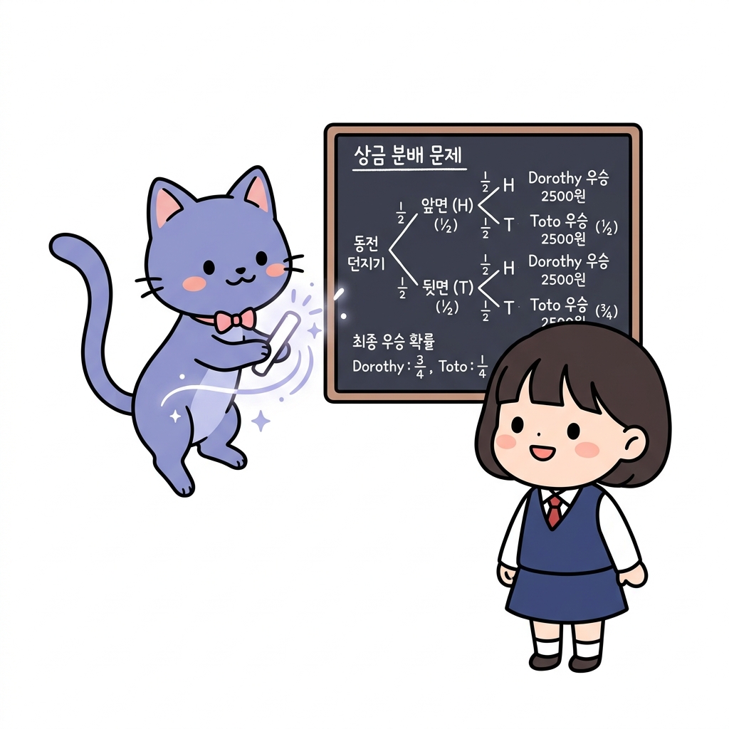 분배 문제 도식