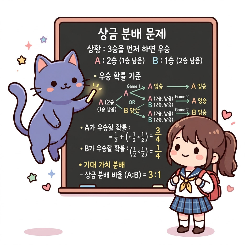 상금 분배 문제