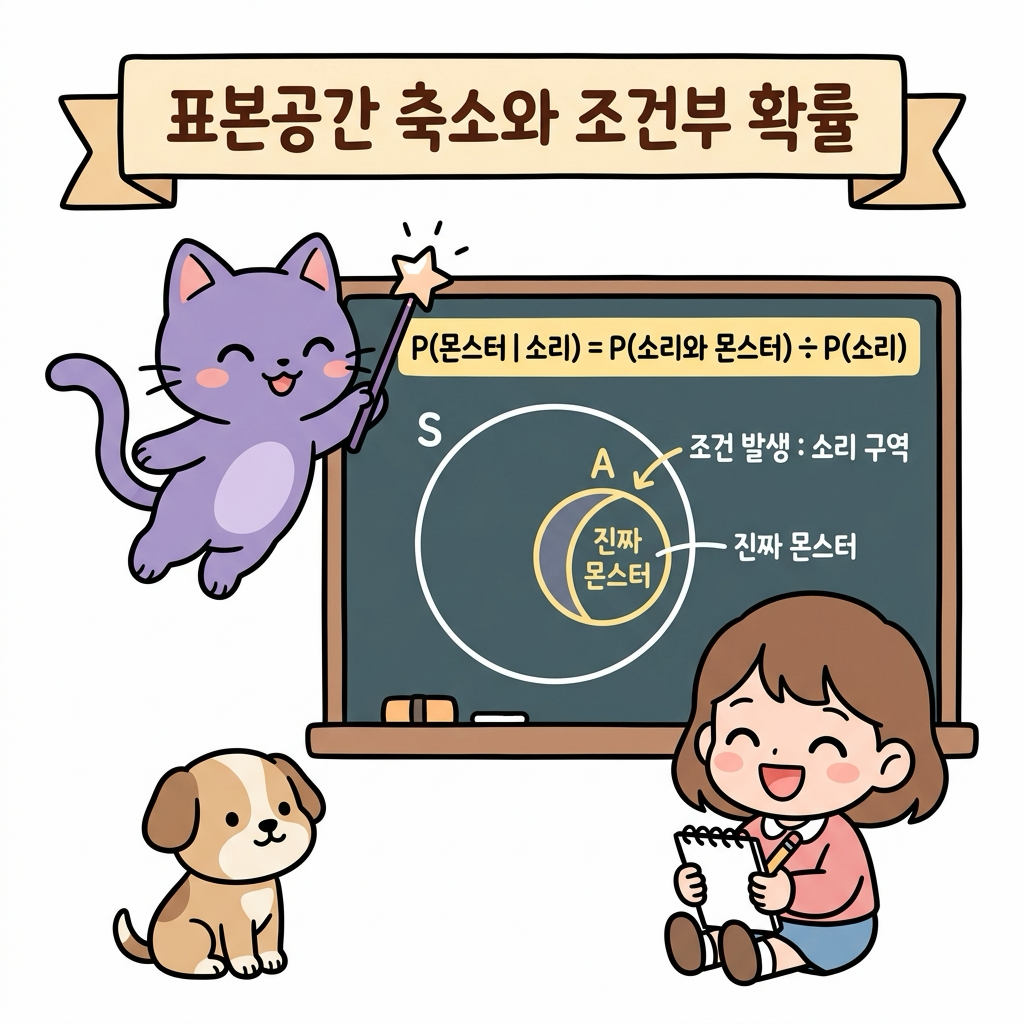 표본공간 축소와 조건부 확률
