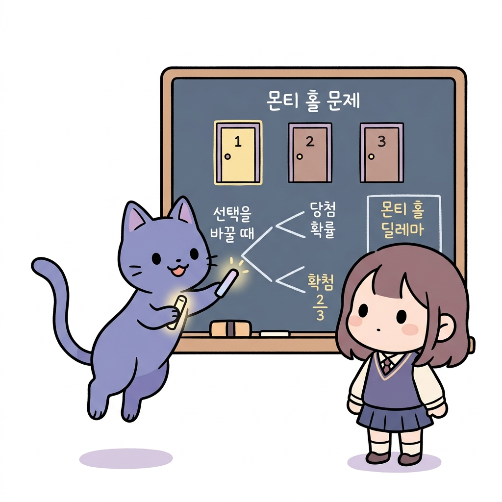 몬티홀 및 생일패러독스 도식