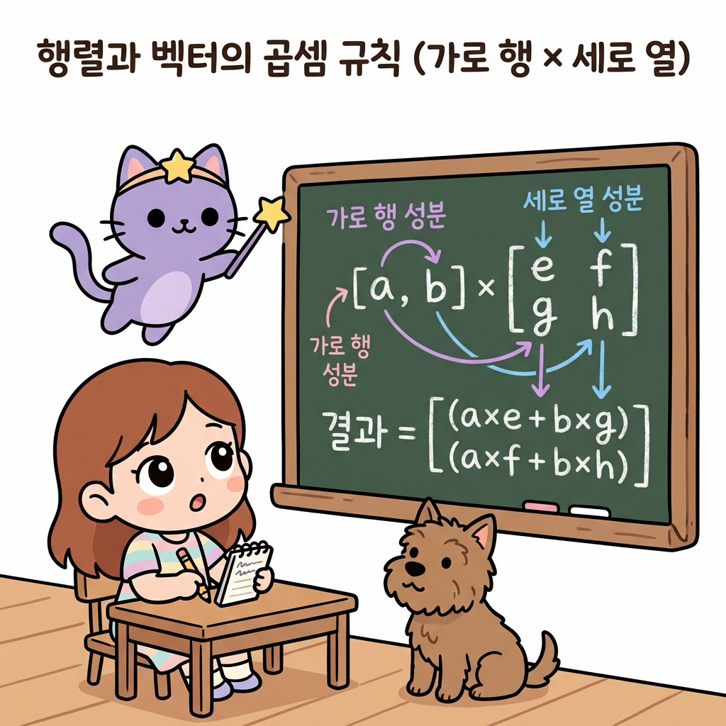 행렬과 벡터의 곱셈 규칙