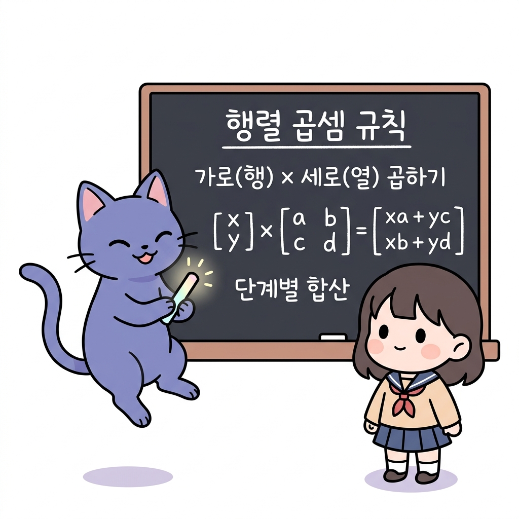 행렬 곱셈 규칙