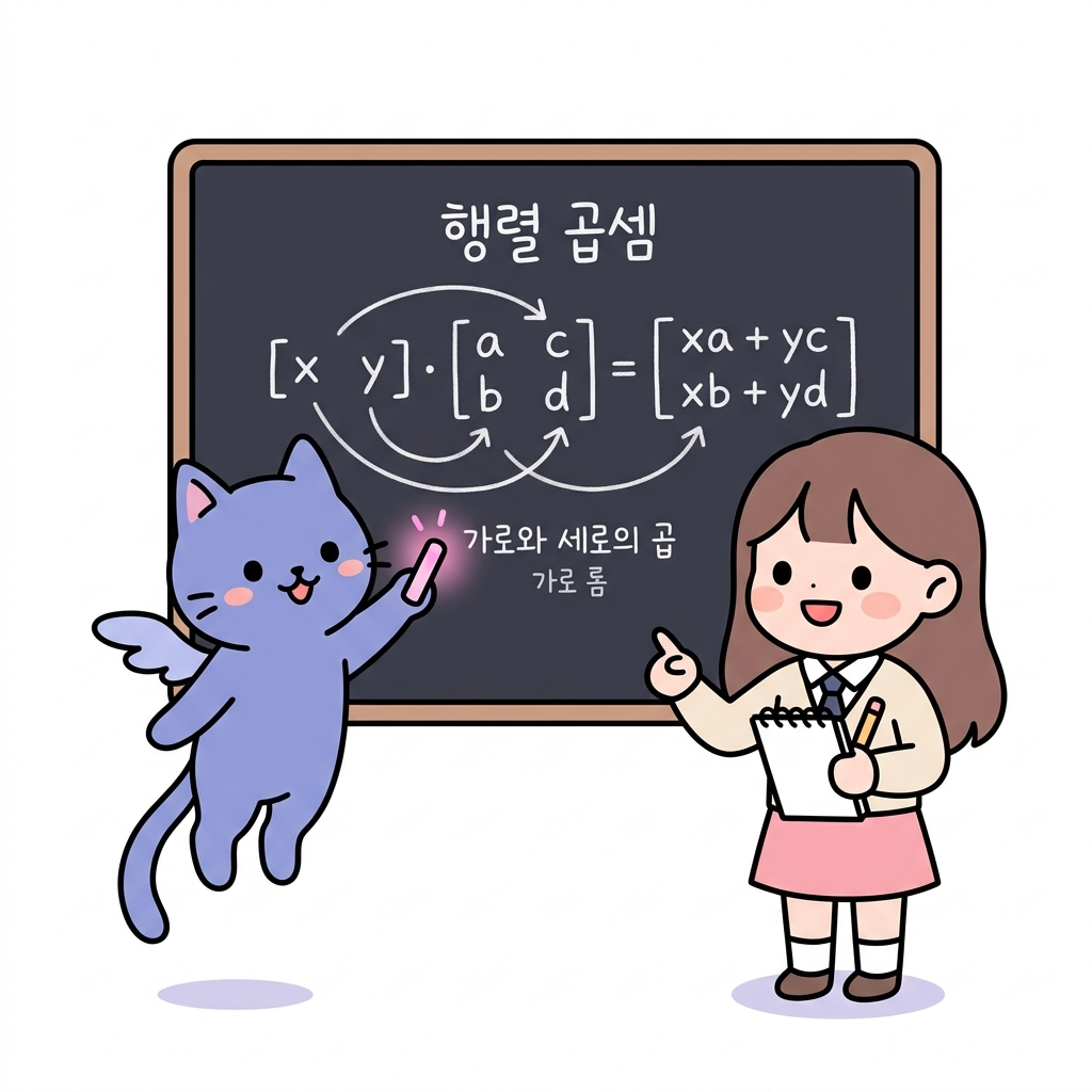 행렬 곱셈 도식
