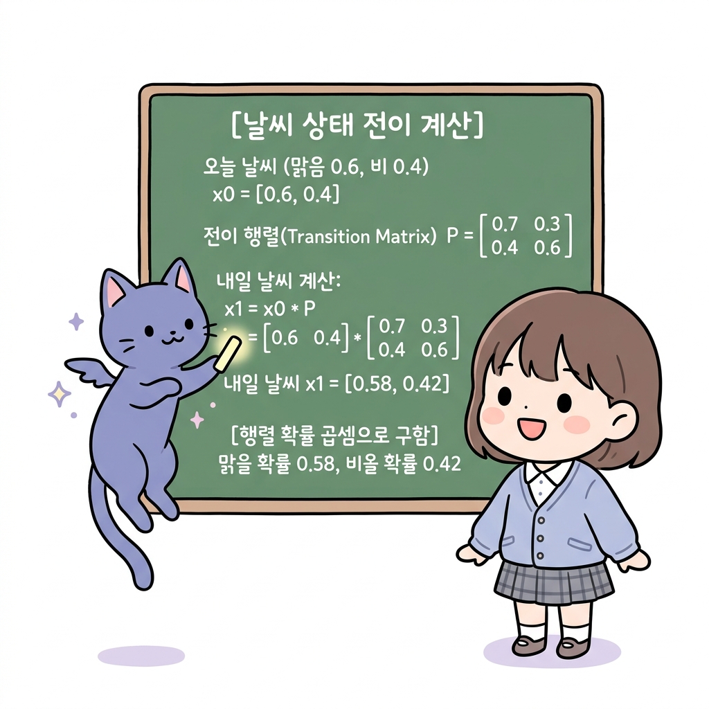 상태 전이 계산