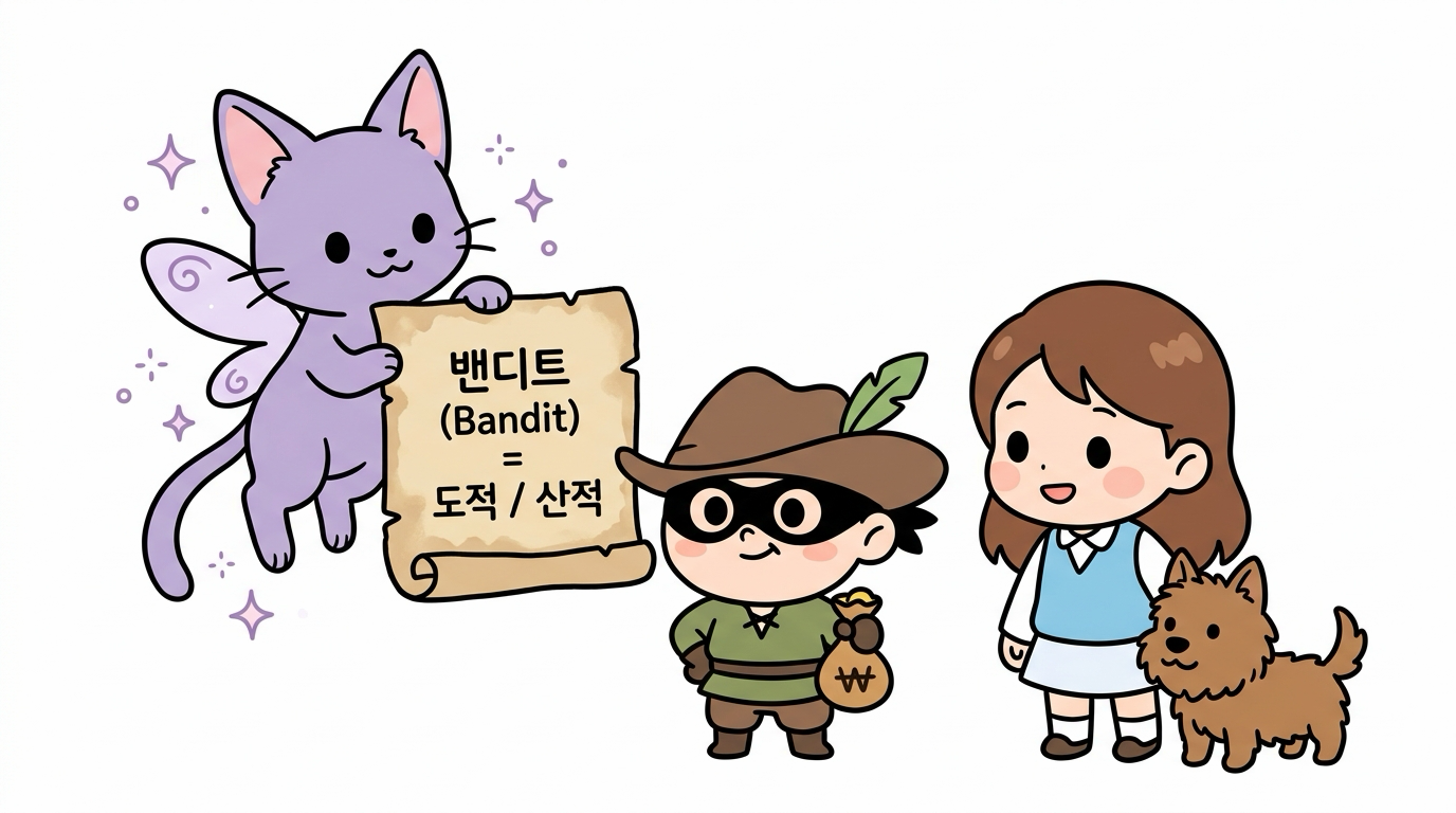 밴디트의 원래 의미인 도적과 산적