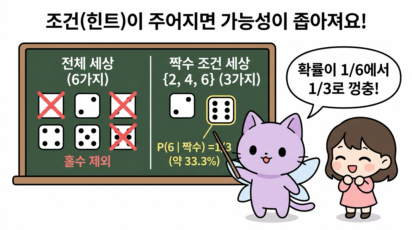 조건부 확률 가능성 축소