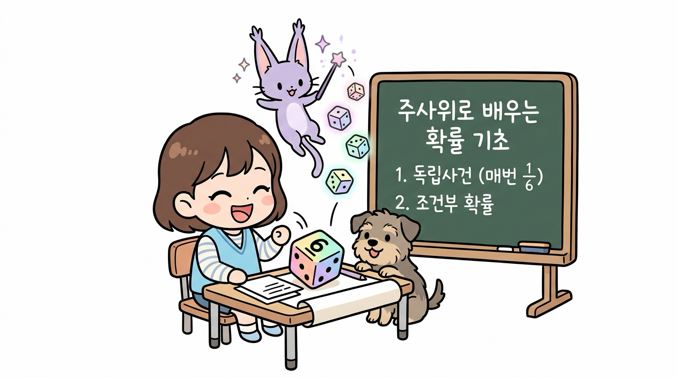 주사위 던지기로 배우는 확률 기초