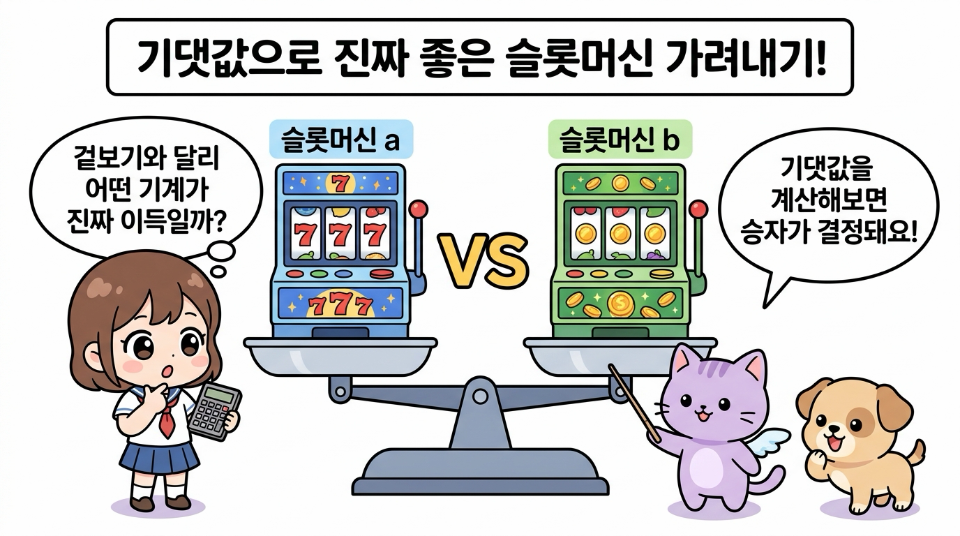 기댓값으로 진짜 좋은 슬롯머신 가려내기