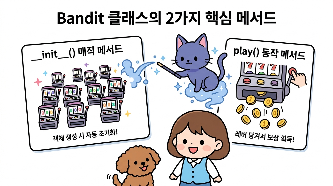 Bandit 클래스의 2가지 핵심 메서드