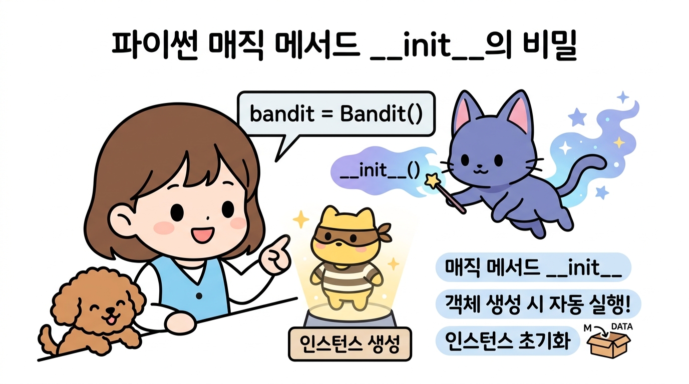 파이썬 매직 메서드 __init__의 비밀