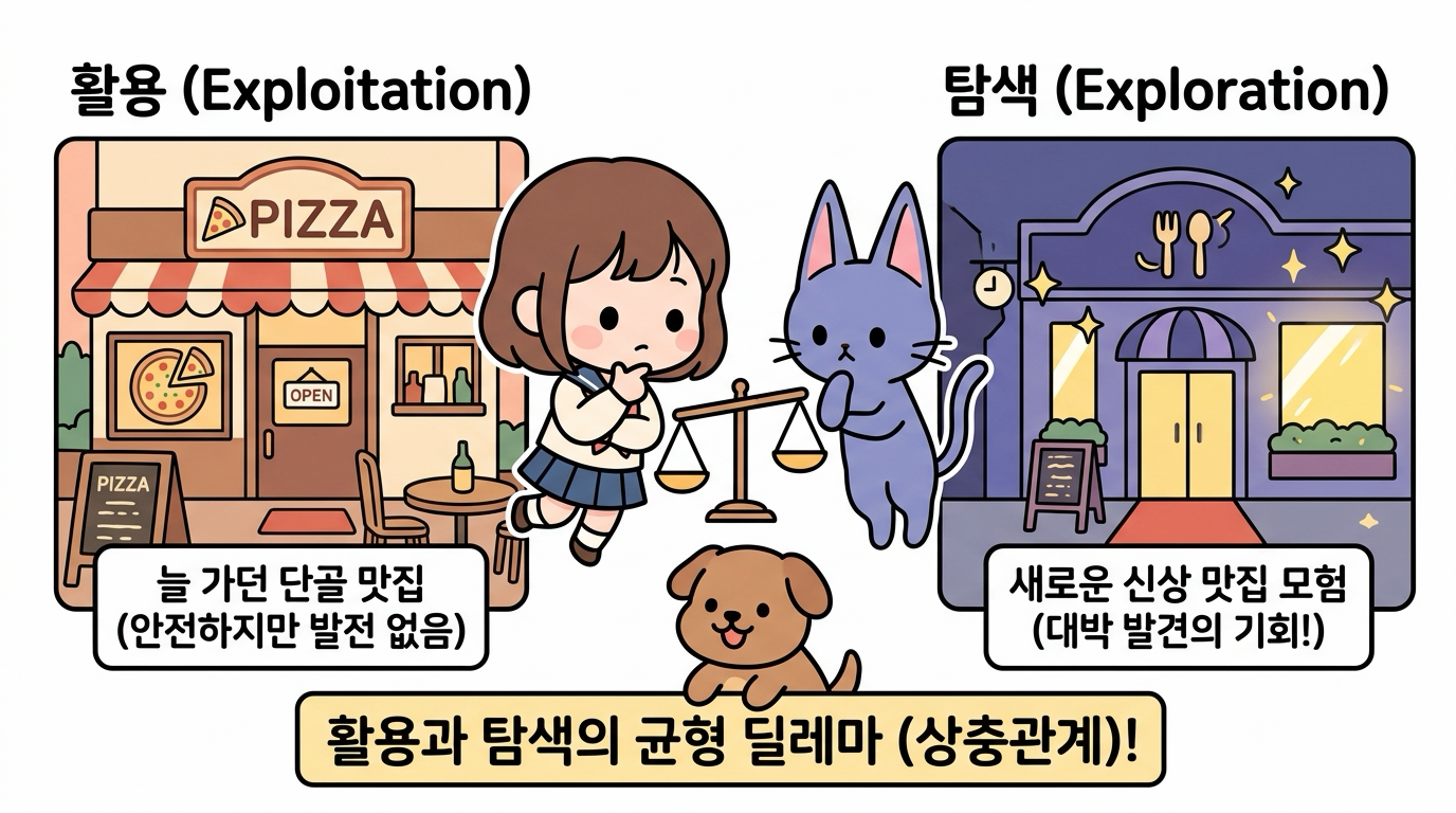 활용과 탐색의 딜레마
