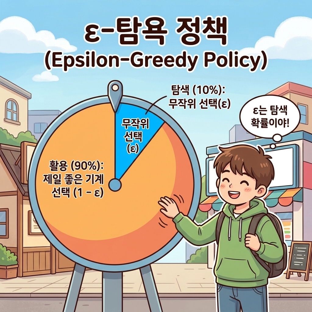 ε-탐욕 정책