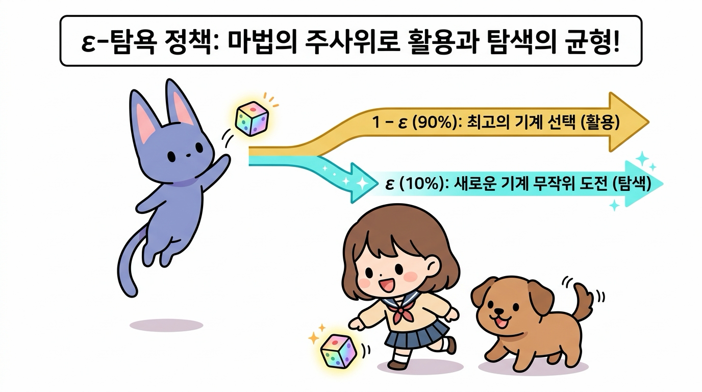 ε-탐욕 정책
