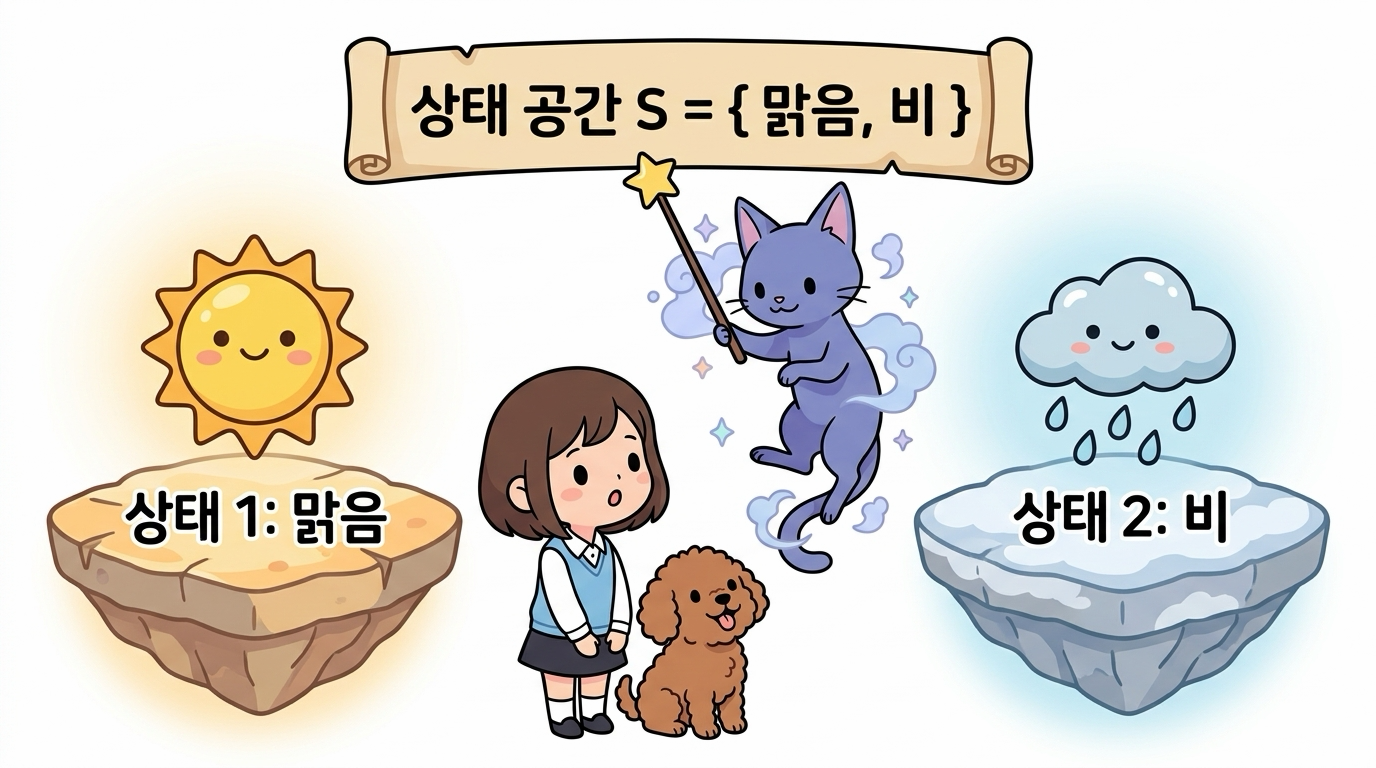 날씨 시스템의 상태 공간