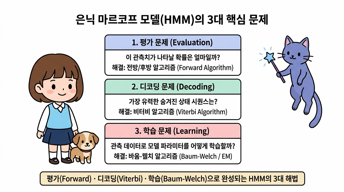 HMM의 3대 핵심 문제