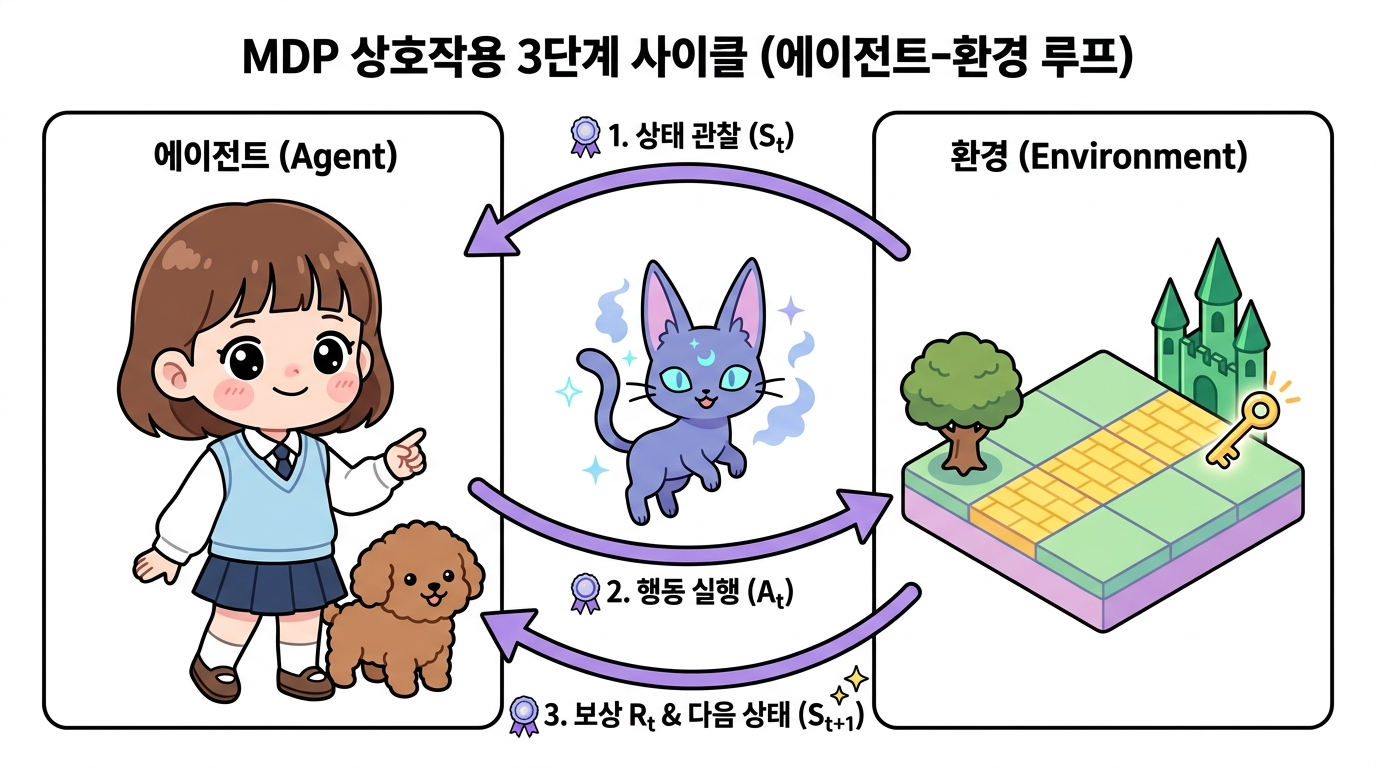 에이전트 환경 상호작용 루프