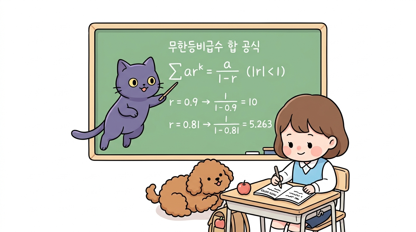 무한등비급수 합 공식 복습