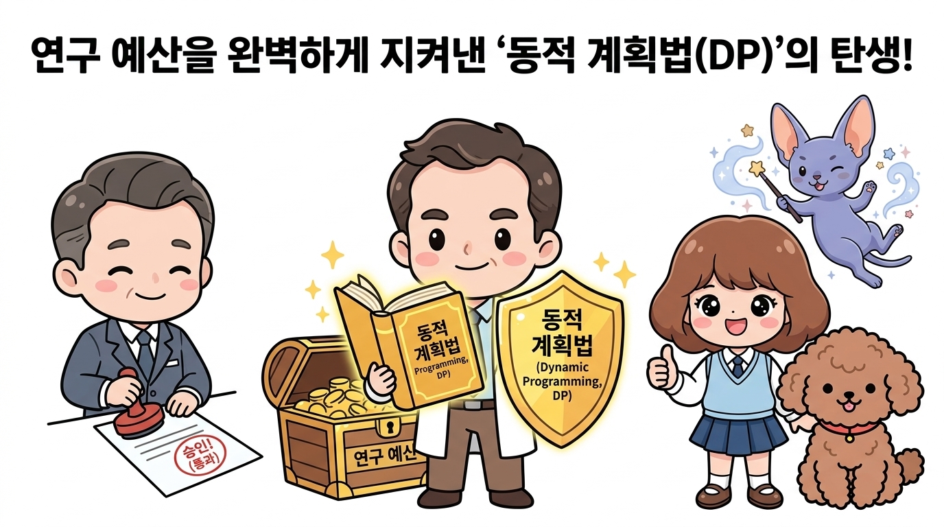 연구 예산을 안전하게 지켜낸 동적 계획법(DP)의 탄생