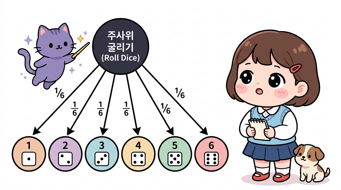 주사위의 백업 다이어그램